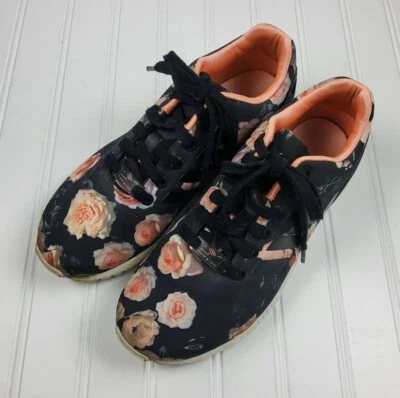 Adidas Torsion ZX Flux Floral Roses Athletic Shoes Sneakers Size 7.5 - Image 1 of 4