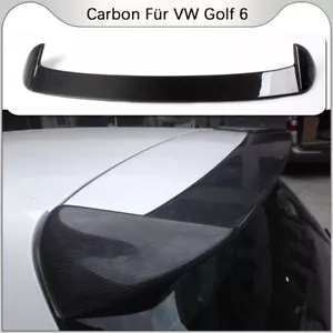 Alerón trasero para VW Golf 6 VI MK6 2010-13 alerón labio alerón de techo de carbono alerón - Imagen 1 de 11