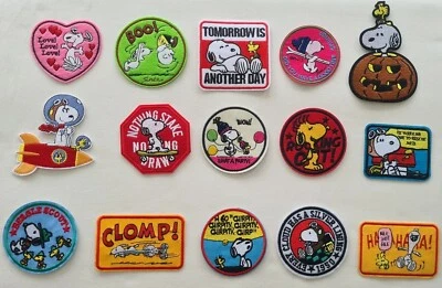 UNKNOWN Snoopy Charlie Brown Peanuts Woodstock Cartoon Iron Sew on Patches Badge TV UK