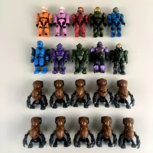 20Pcs Mega Bloks Construx Halo UNSC Spartan Marine Hayabusa Spartan Elite Grunt - Picture 1 of 5