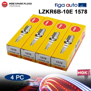 4 x CANDELE LZKR6B-10E 1578 per Hyundai i20 i30 iX20 KIA Carens III Cee'D Rio - Foto 1 di 5