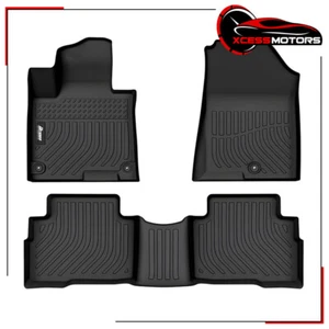 Fits 23-25 Kia Sportage Hybrid TPE Floor Mats Waterproof Liner Protector 3PCS - Picture 1 of 5