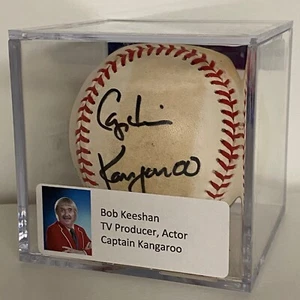 Captain Kangaroo Bob Keeshan signiert MLB Baseball Auto TV Produzent Schauspieler GA SELTEN - Bild 1 von 8