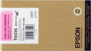 CARTOUCHE EPSON ENCRE LIGHT MAGENTA (220ML) T603C - Photo 1/1