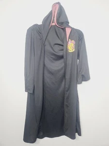 Unisex Youth Medium Black Harry Potter Robe Costume Dress-Up Halloween - Picture 1 of 5