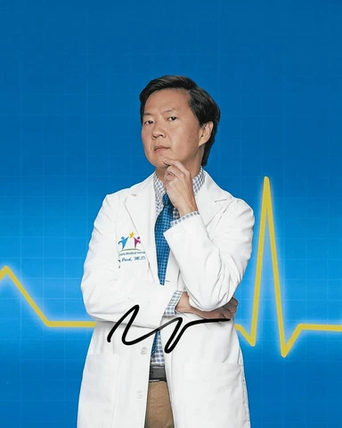 Dr Ken Ken Jeong Signed Photo 8x10 COA Cover
