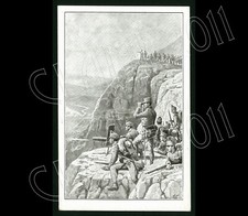Mitragliatrice austriaca su costone di montagna (WW1, Grande guerra)