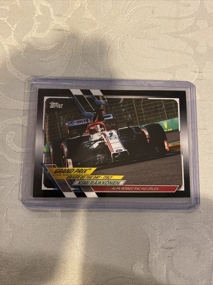 Kimi Raikkonen 2021 Topps Formula 1 F1 08/10 Black SSP #159 - Image 1 of 2