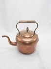 solid copper old vintage copper Morrocan teapot tea pot kettle from Morocco