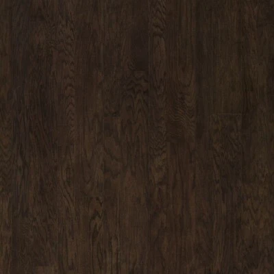Suelo de madera dura Mannington tablón de roble americano 3/8" X 5" cuero AMP05LEF1 Foto 1 de 4
