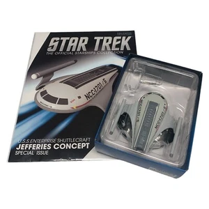 USS Enterprise Shuttlecraft Jefferies Concept Star Trek Eaglemoss + Magazin - Picture 1 of 3