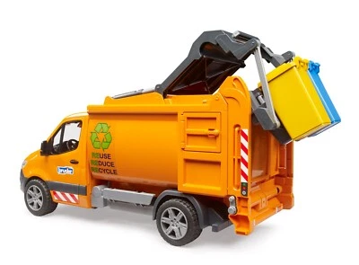 Bruder Spielzeug Müllfahrzeug Kommunal 02682 Müllauto Müllabfuhr Sprinter Lkw Ne - Bild 1 von 4