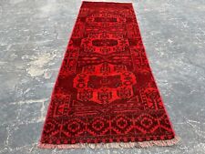 Afghan Cozy vintage Carpet runner - hallway runner rug - Oriental rug runner