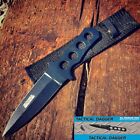 Crowstree Black Stainless Tactical Dagger Hunting Combat Boot Knife & Sheath