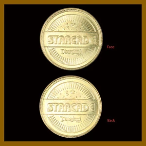 Disney "Disneyland" Starcade arcade Token Disney coins star, New Unc - Picture 1 of 1