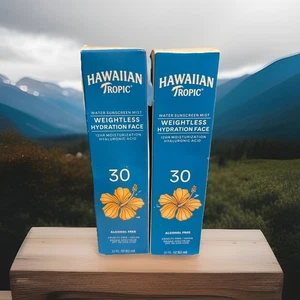 2X Hawaiian Tropic Weightless Hydration Water Sunscreen Mist SPF 30. Exp 9/2026+ - Picture 1 of 2