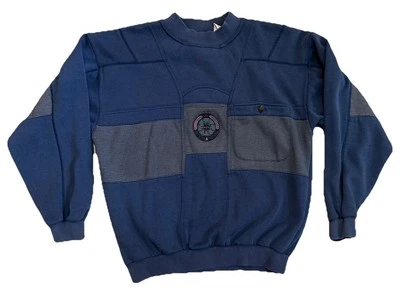 Sudadera De Colección Sears Roebuck Manga Larga Cuello Simulado Talla Mediana Foto 1 de 4