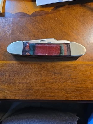 Huge Frost Cutlery Folding Three Blade Display Knife with Six Inch Blade - Image 1 of 4