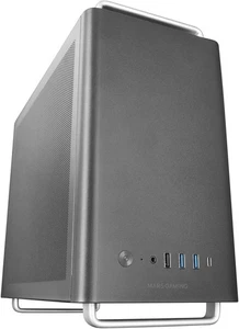 Mars Gaming MC-CASE Mini-Tower Micro ATX – 3 Ventole FDB – Impugnatura Alluminio - Foto 1 di 6