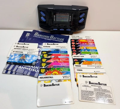 Barcode Battler set incl. carte e istruzioni - pezzo da collezione 1991 (SENZA SCATOLA ORIGINALE) - Immagine 1 di 4
