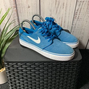 Nike Stefan Janowski Mujer Azul Gamuza Skateboarding Entrenadores Talla UK 5 - Imagen 1 de 10