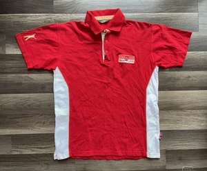 Gold Leaf Team Lotus polo shirt red F1 Formula One men’s size medium - Picture 1 of 9