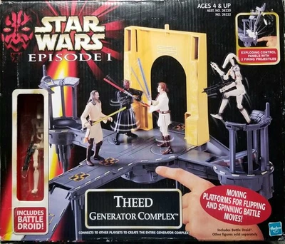 Phantom Menace Theed Generator Complexo Playset Star Wars 1999 Battle Droid  - Imagem 1 de 3
