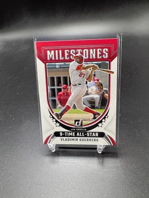 Vladimir Guerrero 2024 Donruss #16 Hitos Insertar 9 Time All Star Angels Foto 1 de 2