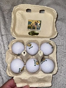 6 Vintage Golf Balls St. Andrews Scotland Shield Crest Dual-Sided Collectibles - Picture 1 of 4