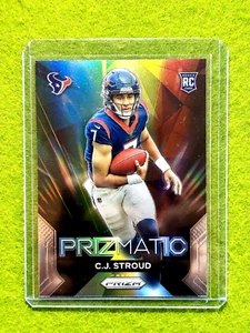 CJ Stroud PRIZM ROOKIE CARD Jersey #7 TEXANS SP RC 2023 Panini Prizm PRIZMATIC - Picture 1 of 24