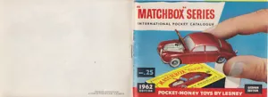 Matchbox / Lesney 1962 Jahreskatalog Deutschland 2. Ausgabe top - Bild 1 von 3
