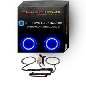 Blue External LED Fog Light Halo Ring Kit for Chrysler PT Cruiser 06-10 - Picture 1 of 2