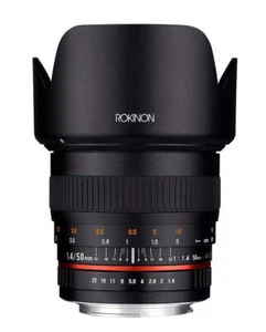 Rokinon 50mm F1.4 Full Frame High Speed - Picture 1 of 13