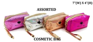 Assorted color cosmetics bags, NEW, SEALED with tags. - Picture 1 of 4