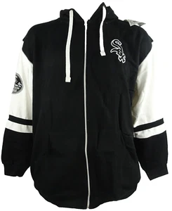 Chicago White Sox MLB Majestic Men's Big & Tall Full-Zip Sweatshirt - Picture 1 of 8