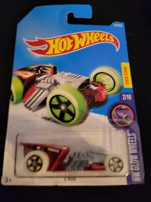 Hot Wheels #233 HW 2017 ruedas brillantes 2/10 Z-Rod rojo nuevo casi como nuevo en todo el mundo Foto 1 de 2