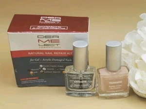 Dermelect Cosmeceuticals Natural Nail Repair Kit Gel +Acrylic Damaged Nails 4 fl - Picture 1 of 3