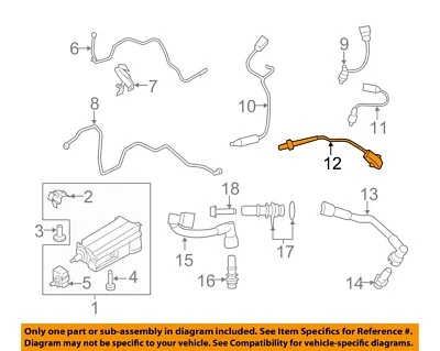 Ford OEM 2015 Transit-150 componentes de emisiones-Rr sensor de oxígeno CK4Z9G444C Foto 1 de 2