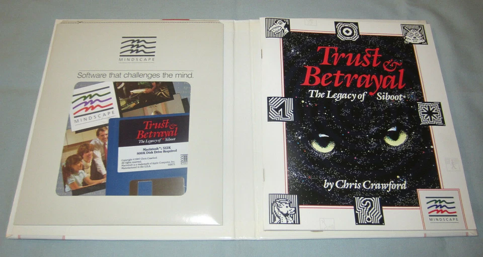 Trust & Betrayal - Rare 1987 Macintosh Computer Mindscape Video Game NEW/SEALED! - Image 1 of 1