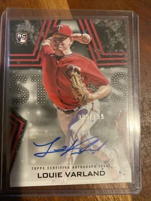 2023 Topps Series 2 - Baseball Stars Auto - #BSA-LV - LOUIE VARLAND - /199 - Image 1 of 2