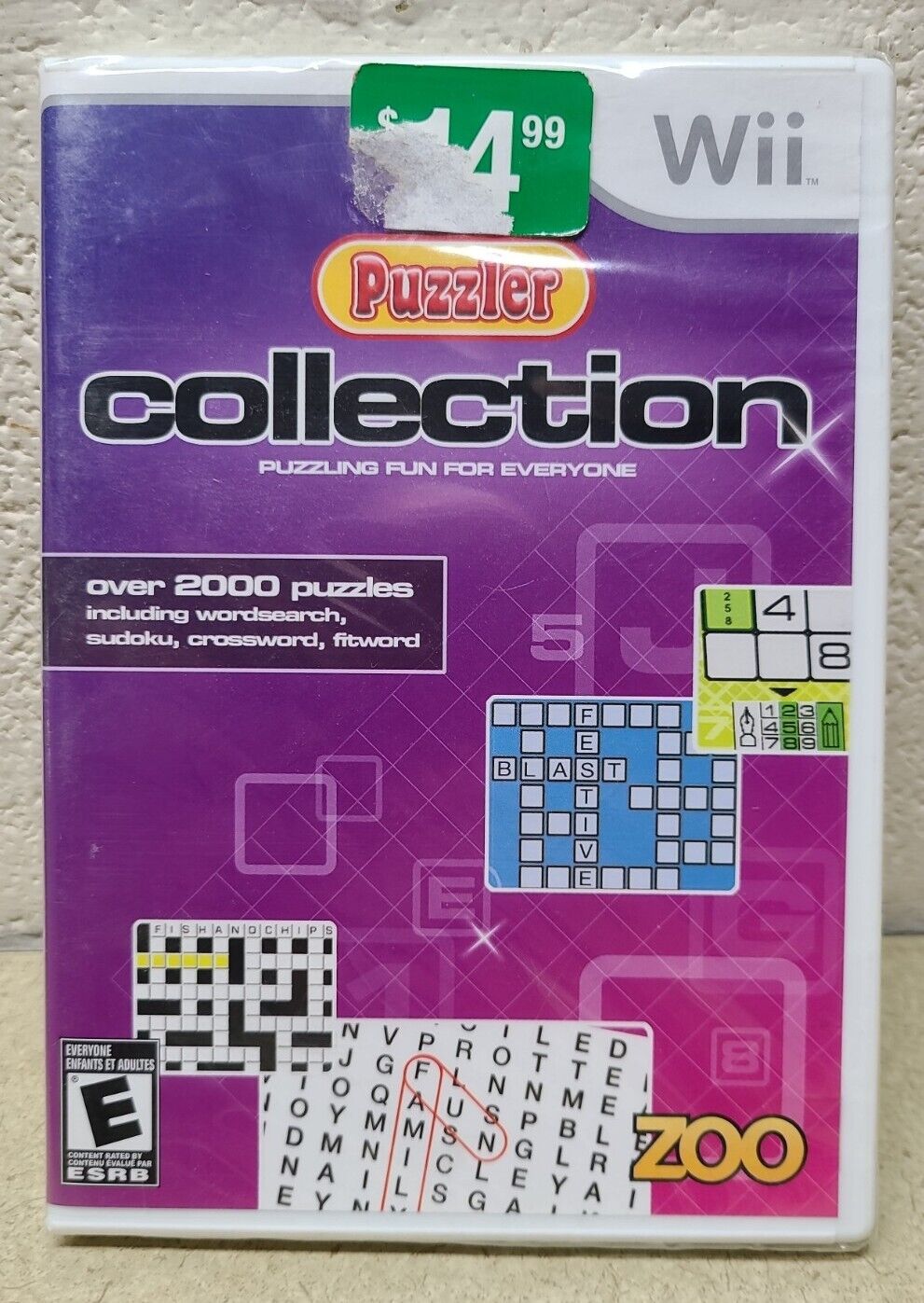 Puzzler Collection (Nintendo Wii, 2008) New in Shrink SEALED!