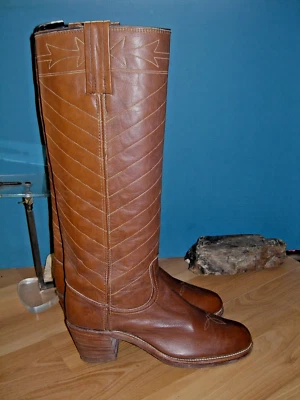 Botas Campus Frye Etiqueta Negra Años 70 De Colección US WMS 7 1/2 B Foto 1 de 4