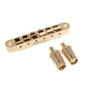Puente Wilkinson Gold 52 mm ancho Tune-o-matic para guitarra LP Les Paul Epiphone EE. UU. - Imagen 1 de 5