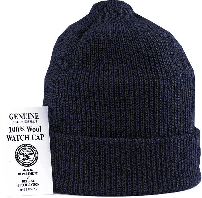 Rothco U.S.N Wool Watch Cap - 8493 (Navy Blue)