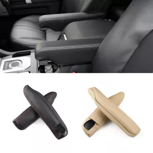 For Land Rover Discovery LR3 LR4 2*Left&Right Leather Seat Armrest Handle Cover - Foto 1 di 12