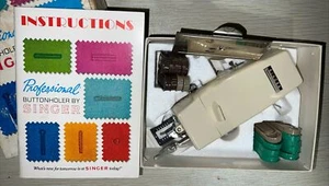 Vtg Professional Buttonholer Singer Sewing 102880 Use With Slant Needle  Machine - Picture 1 of 6