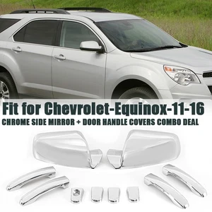 For 2010-2017 GMC Terrain Chevy Equinox Mirror Cover Cap Door Handle Covers Set - Picture 1 of 13