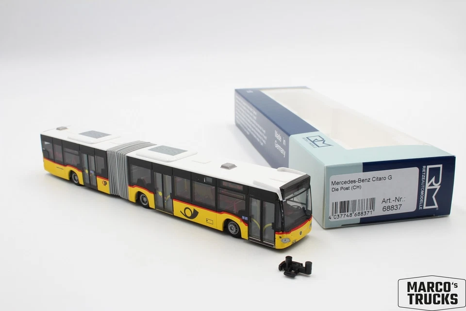 Rietze Mercedes-Benz Citaro G'11 Die Post (CH) No. 68837 1:87 /RIN2165 Foto 1 de 1