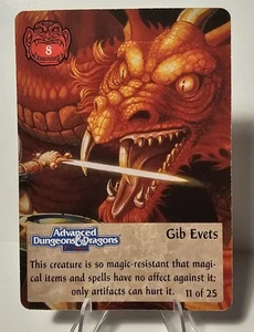 Spellfire 1994 1st Edition Rare Chase Gib Evets 11 of 25 MP - Picture 1 of 2