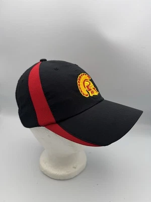 Nike Golf USC Troyanos De Colección Sombrero Adulto Negro Dri-Fit Correa Southern Cal Raro Foto 1 de 4